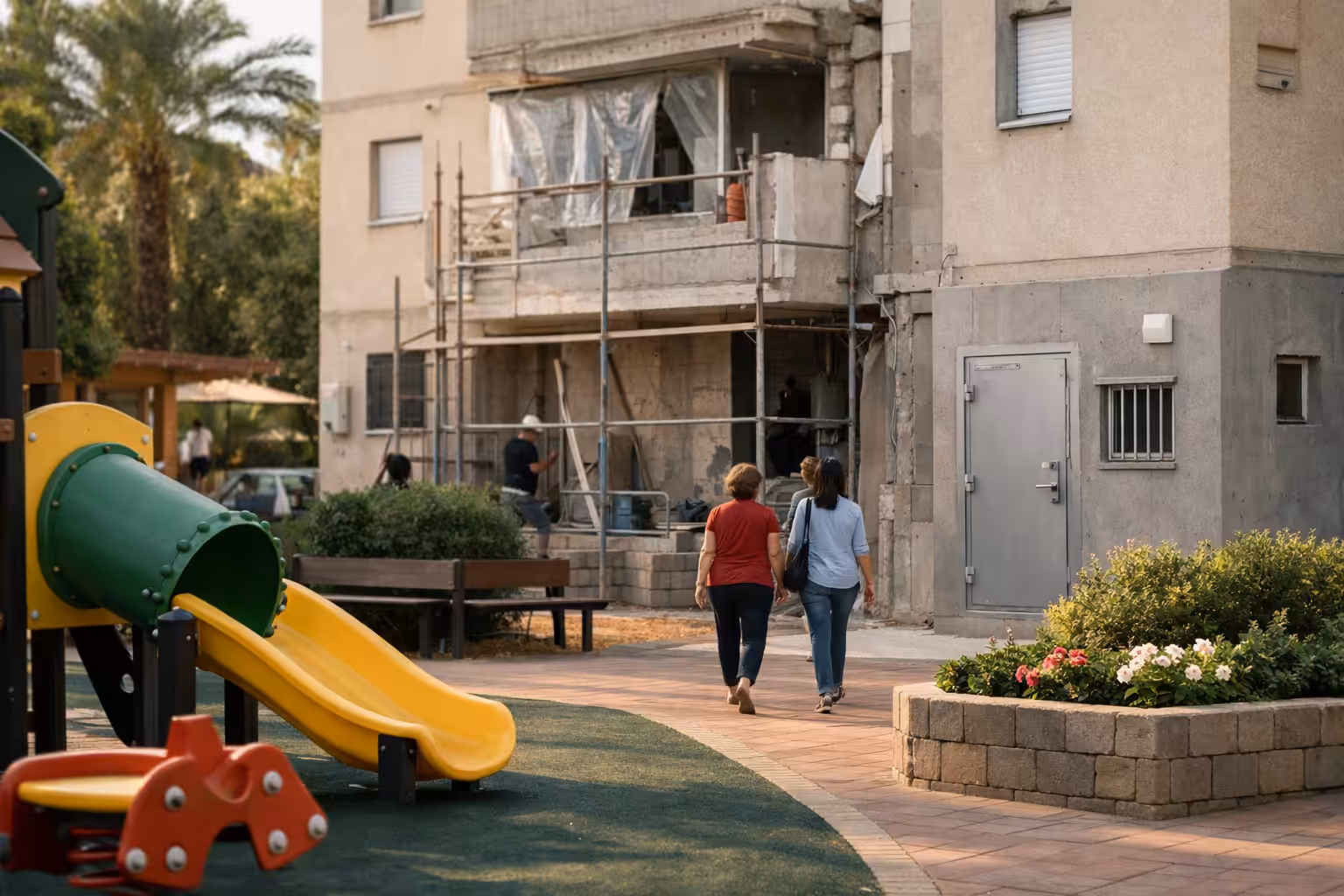 לא רק ממ״ד: כך משתנה החשיבה על שיקום שכונות שנפגעו מטילים