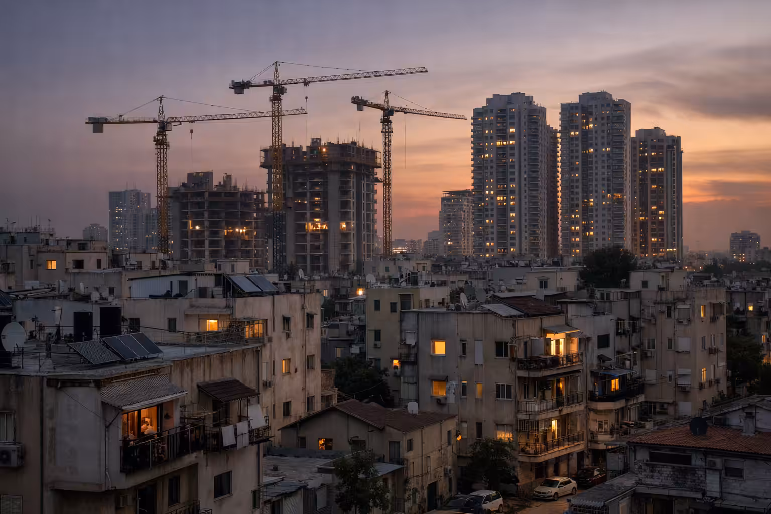 שוק הדיור מתפצל: הדירות נחלשות, השכירות מתייקרת והקבלנים לוחצים על הברקס
